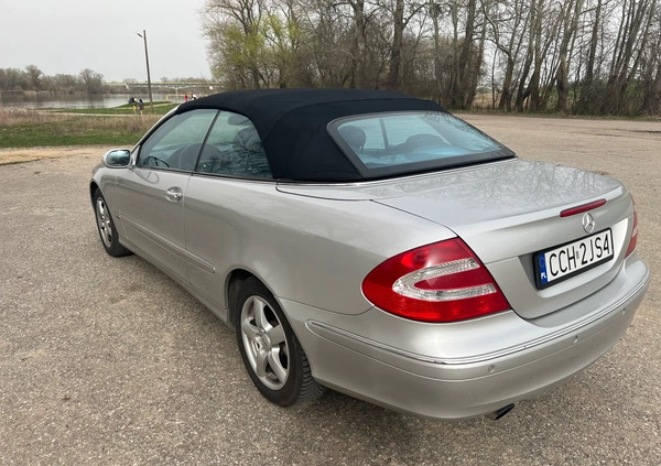 Mercedes-Benz CLK cena 25000 przebieg: 291500, rok produkcji 2005 z Chełmno małe 56